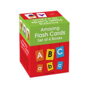 Amazing Flash Cards Set of 4 Boxes: Early Development of Preschool Toddler (220 Cards, Alphabet, Num
