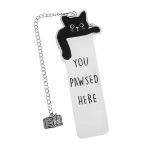 Charming Black Cat BookMark