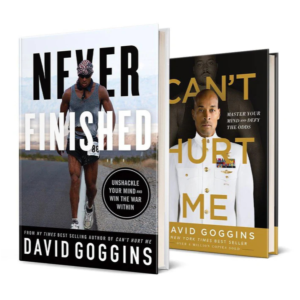 David Goggins Book Combo – Can't Hurt Me & Never Finished