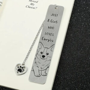 Dog Lover's Stainless Steel Bookmark