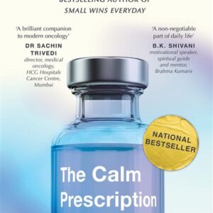 The Calm Prescription by Luke Coutinho — hardcover book mockup